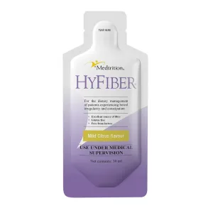 HyFiber with FOS mild citrus clear liquid fibre supplement 30 mL serving