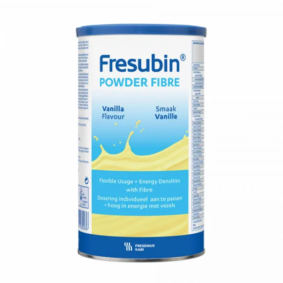 Fresubin Powder Fibre Vanilla 500 g resealable tin oral nutritional supplement