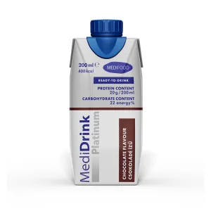 MediDrink Platinum ready-to-drink oral nutritional supplement 200 mL pack
