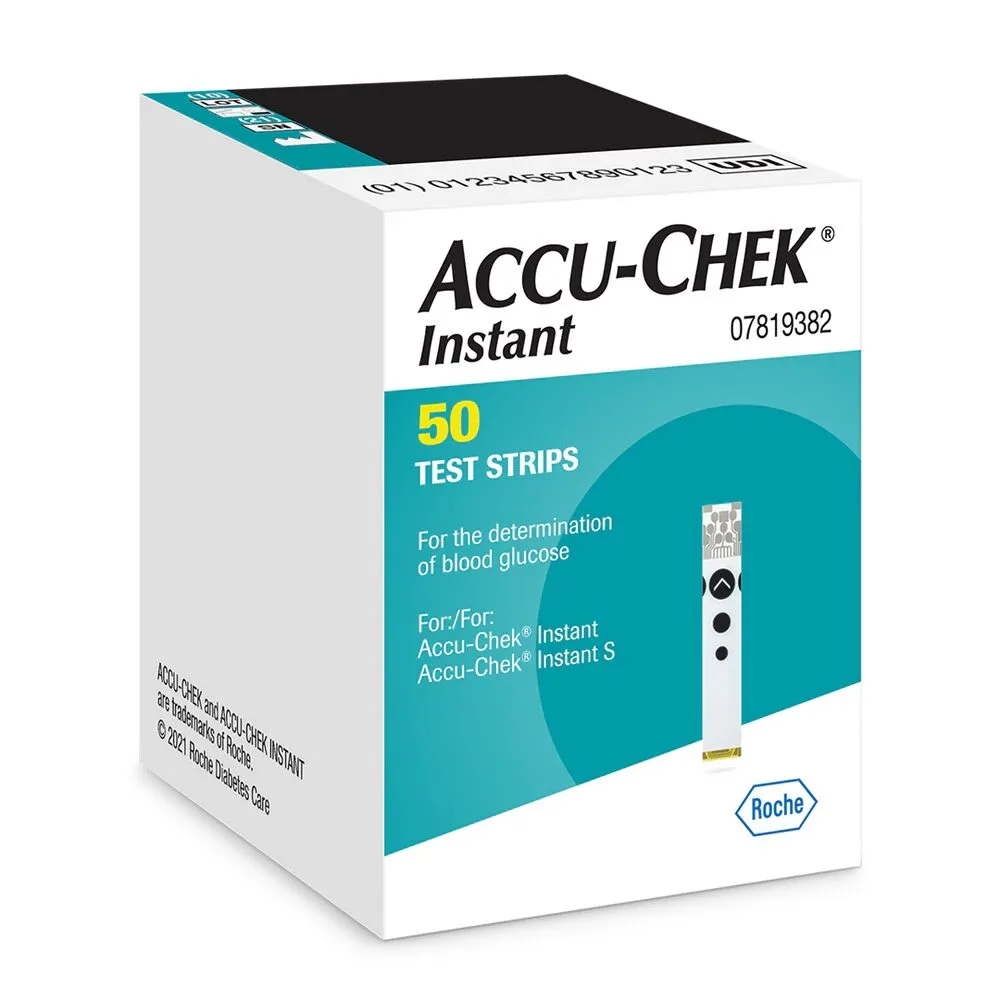 Accu-Chek Instant Test Strips 50 pack box image