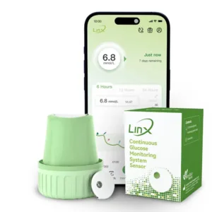Linx Continuous Glucose Monitoring System 15-day CGM sensor product image