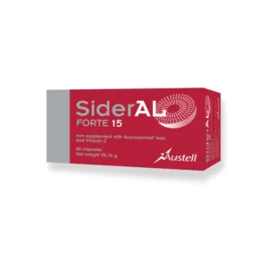 SiderAL Forte 15 iron supplement 60 capsules